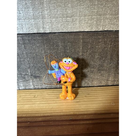 ZOE Vintage Grolier 1992 Christmas Ornament Sesame Street Jim Henson In Box - Picture 1 of 4
